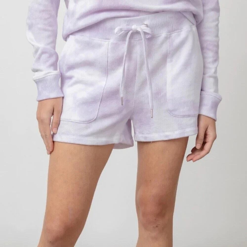 Rails Robin Lavender Tie Dye Shorts Large LA Cool Y2K Soft Girl Aesthetic ☁️✨